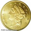 Image 1 : 1864 $20  MS61 PCGS. Nearly every 1864 Double Eagle