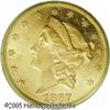 Image 1 : 1867 $20  MS60 PCGS. A scarce date to find in any g