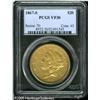 Image 1 : 1867-S $20  VF30 PCGS. A good example for the budge