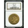 Image 1 : 1868 $20  XF45 NGC. A straw-gold Double Eagle that