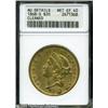 Image 1 : 1868-S $20 --Cleaned--ANACS. AU Details, Net XF40.