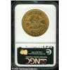 Image 2 : 1869-S $20  AU55 NGC. Mostly yellow-gold colored wi