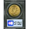 Image 2 : 1872 $20  AU58 PCGS. Moderately scarce as a date, w