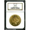 Image 1 : 1872 $20  AU58 NGC. This is an excellent appearing