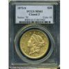 Image 3 : 1873-S $20  Closed 3 MS61 PCGS. Frosty and lustrous