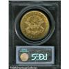 Image 4 : 1874-CC $20  AU55 PCGS. Bright yellow-gold in color
