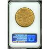 Image 2 : 1875 $20  MS61 NGC. Attractive for the grade with b