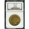 Image 1 : 1876 $20  AU58 NGC. Well struck and minimally worn