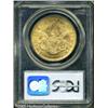 Image 4 : 1876 $20  MS63 PCGS. Bright and lustrous with excel