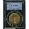 Image 1 : 1876-S $20  MS60 PCGS. Well struck with good mint l