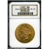 Image 1 : 1877 $20  MS62 NGC. Ex: Eagle Collection. The spark