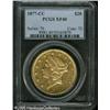 Image 1 : 1877-CC $20  XF40 PCGS. A scarcer CC twenty and sel