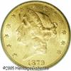 Image 1 : 1879 $20  MS62 PCGS. The 1879 is an unusual issue t