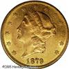Image 1 : 1879-CC $20  AU58 PCGS. The popularity of this low