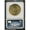 Image 2 : 1880-S $20  MS61 NGC. Sharply struck and highly lus