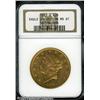 Image 1 : 1881-S $20  MS61 NGC. Ex: Eagle Collection. This pi