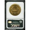 Image 2 : 1881-S $20  MS61 NGC. Orange-gold color glows throu