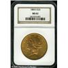 Image 1 : 1884-S $20  MS62 NGC. A premium quality piece for t