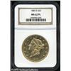 Image 1 : 1885-S $20  MS62 Prooflike NGC. The well struck, ty
