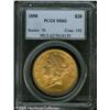 Image 1 : 1890 $20  MS62 PCGS. Well struck, with honey-gold s
