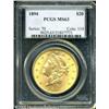 Image 1 : 1894 $20  MS63 PCGS. Fully brilliant with frosty ap