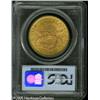 Image 2 : 1895 $20  MS63 PCGS. Struck in yellow-gold with fai