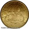 Image 2 : 1898 $20  MS63 PCGS. Medium yellow-gold in color wi