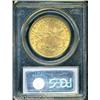 Image 4 : 1898 $20  MS63 PCGS. Medium yellow-gold in color wi