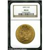 Image 3 : 1898-S $20  MS64 NGC. This coin is bathed in satiny