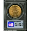 Image 2 : 1899 $20  MS63 PCGS. A lustrous and pleasing peach-