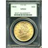 Image 1 : 1900 $20  MS64 PCGS. Well struck and lustrous, with