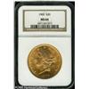 Image 1 : 1900 $20  MS64 NGC. Superior color and luster disti