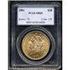 Image 3 : 1901 $20  MS65 PCGS. A difficult date to find in fu