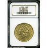 Image 1 : 1902 $20  MS61 NGC. Set in bright orange-gold with