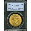 Image 1 : 1902 $20  MS62 PCGS. Sharply struck with attractive