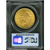 Image 2 : 1902 $20  MS62 PCGS. Sharply struck with attractive