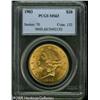 Image 1 : 1903 $20  MS63 PCGS. Aside from several well disgui
