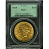 Image 1 : 1904 $20  MS61 PCGS. Satiny with good color and par