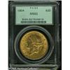 Image 1 : 1904 $20  MS62 PCGS. Struck in orange-gold with num