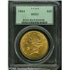 Image 1 : 1904 $20  MS62 PCGS. Orange-gold colored and typica