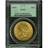 Image 1 : 1904 $20  MS62 PCGS. Premium quality for the grade