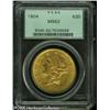 Image 1 : 1904 $20  MS62 PCGS. Boldly detailed with superb re