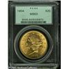 Image 1 : 1904 $20  MS63 PCGS. This apricot-gold representati