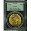 Image 1 : 1904 $20  MS63 PCGS. Flashy cartwheel luster and a