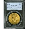 Image 1 : 1904 $20  MS64 PCGS. Lustrous surfaces display a pe