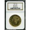 Image 1 : 1904 $20  MS64 Prooflike NGC. An intricately struck