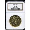 Image 1 : 1905 $20  AU58 NGC. This is an attractive example w