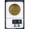 Image 2 : 1905 $20  MS60 NGC. Sharply struck with rich yellow
