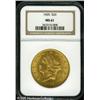Image 1 : 1905 $20  MS61 NGC. Fully lustrous and well struck