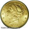 Image 1 : 1905 $20  MS62 PCGS. A very scarce date that has a